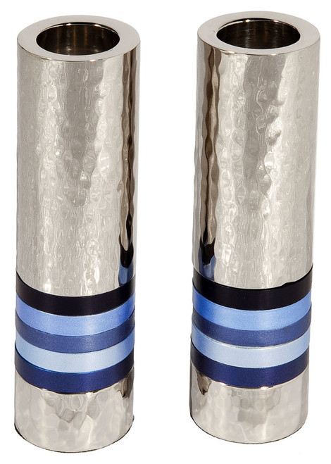 Modern Shabbat Candlesticks 