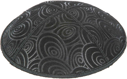 Personalized Circles Embossed Kippah