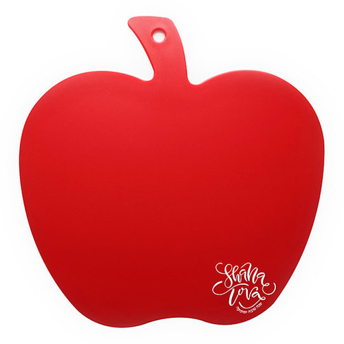 Rosh HaShanah Apple Shaped Chopping Board - Red