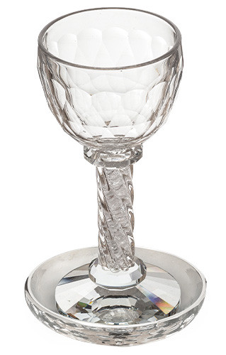 Crystal Shabbat Kiddush Cup