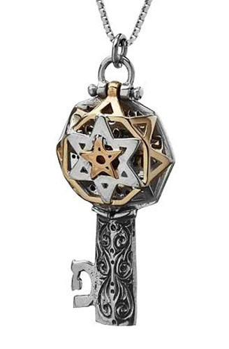 Tikkun Hava (The Mending of Eve) Key Necklace with Five Metals