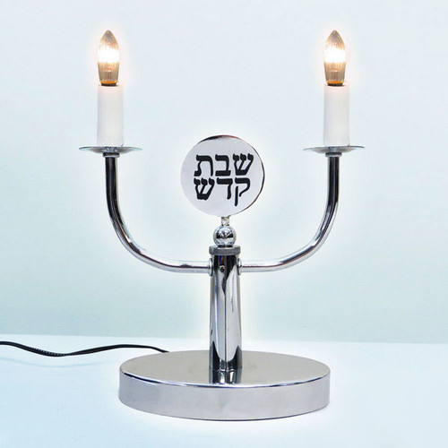 Electric Shabbat Candlesticks