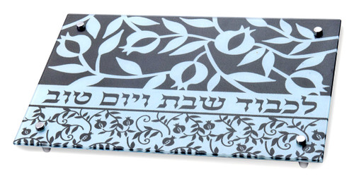 Shabbat Challah Board - Pomegranates Shabbat Challah Board - Pomegranates