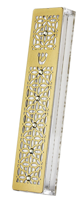 Mezuzah Case with Swarovski Crystals Mezuzah Case with Swarovski Crystals