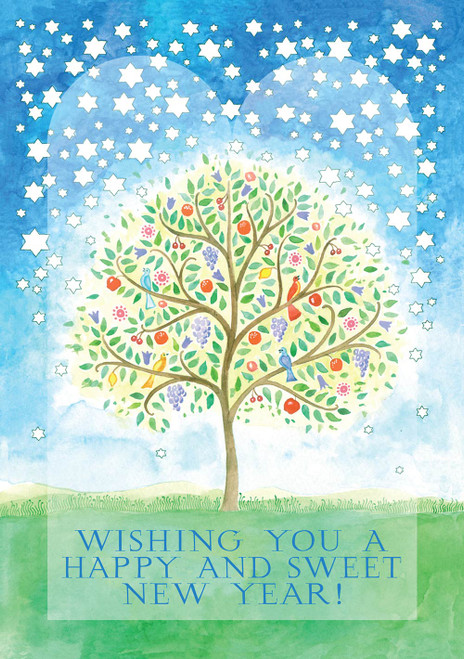 Rosh HaShanah Greeting Card - Tree of Life