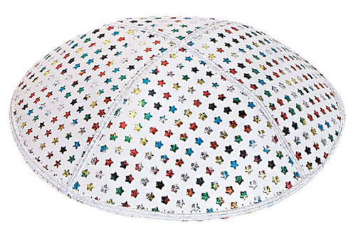 Personalized Fancy Leather Kippah
