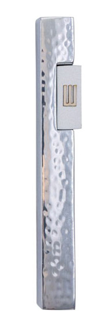 Modern Mezuzah Case - Hammered Finish Modern Mezuzah Case - Hammered Finish