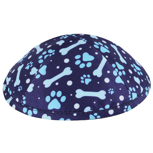 Dog Paws & Bones Pattern Kippah