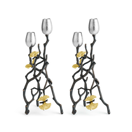 Butterfly Ginkgo Candleholders - Michael Aram Butterfly Ginkgo Candleholders - Michael Aram