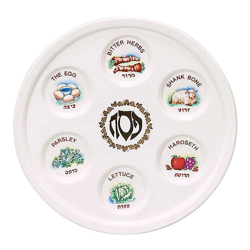 Porcelain Passover Plate