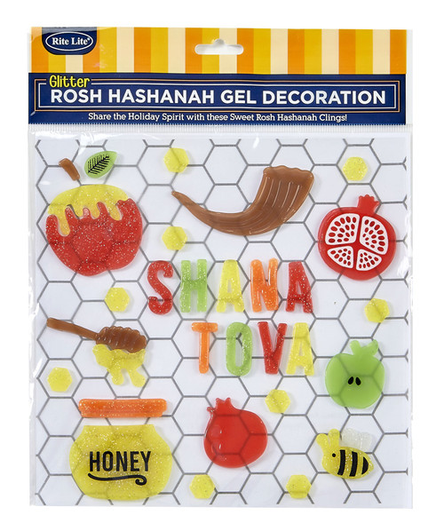 Rosh Hashanah Window Gel Decoration
