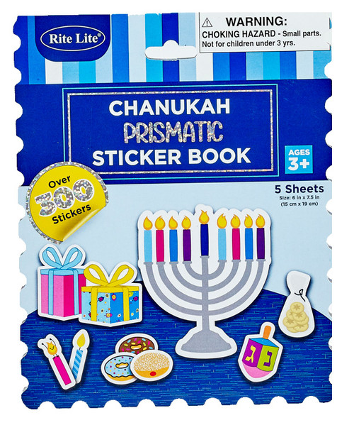Chanukah Prismatic Sticker Book