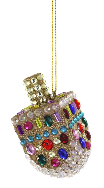 Blingy Dreidel Ornament