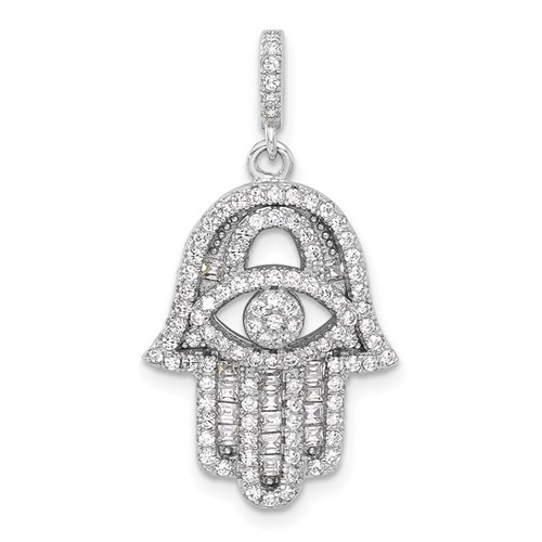Sterling Silver Hamsa Pendant