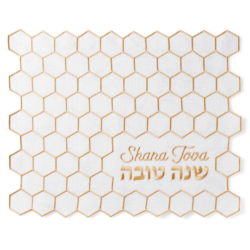 Rosh Hashana Honeycomb Challah Cover