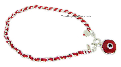 RED STRING KABBALAH BRACELET + EVIL EYE RED STRING KABBALAH BRACELET + EVIL EYE