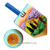 Hanukkah Hand Painted Dreidel with Stand