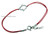 Kabbalah Red String Bracelet with Protection Hand