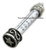 Silver Mezuzah Pendant with Ten Commandments Scroll