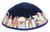Kippah with Embroidered Jerusalem View