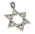 925 Sterling Silver Large Star of David Pendant