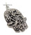 Silver Hamsa with Flowers Pendant