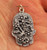 Silver Hamsa with Flowers Pendant