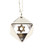Silver and Gold Star of David Necklace
