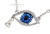 Evil Eye Necklace with Crystals