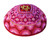 Red and Pink Embroidered Kippah