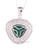 Eilat Stone and Sterling Silver Pendant