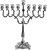 Silver Plated Menorah Silver Plated Menorah