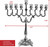 Silver Plated Menorah Silver Plated Menorah