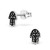 925 Sterling Silver Hamsa Stud Earrings