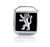 Silver and Onyx Lion of Judah Bead Charm Silver and Onyx Lion of Judah Bead Charm