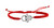 Kabbalah Red String Bracelet with Evil Eye and Hamsa