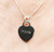 925 Sterling Silver AHAVA Heart Necklace