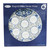 Round Glass "Elegant" Passover Seder Plat Round Glass "Elegant" Passover Seder Plat