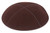 Personalized Brown Suede Kippah