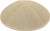 Personalized Ivory Suede Kippah