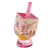 Pink Dreidel with Stand - Jerusalem