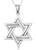 925 Sterling Silver Star of Magen David Necklace