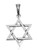 925 Sterling Silver Interlocked Star of David Pendant
