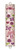 Girl Enameled Pink Mezuzah Case with Butterflies