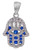 925 Sterling Silver Hamsa with Cubic Zirconia