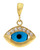 10K Yellow Gold & Cubic Zirconia Evil Eye Pendant