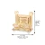 Crystal Candlesticks with Candle Lighting Blessing in Hebrew
