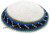 Knitted Kippah with Multicolored Border