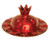 Pomegranate Honey Dish - Hand Painted 