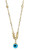 10K Yellow Gold Evil Eye Necklace